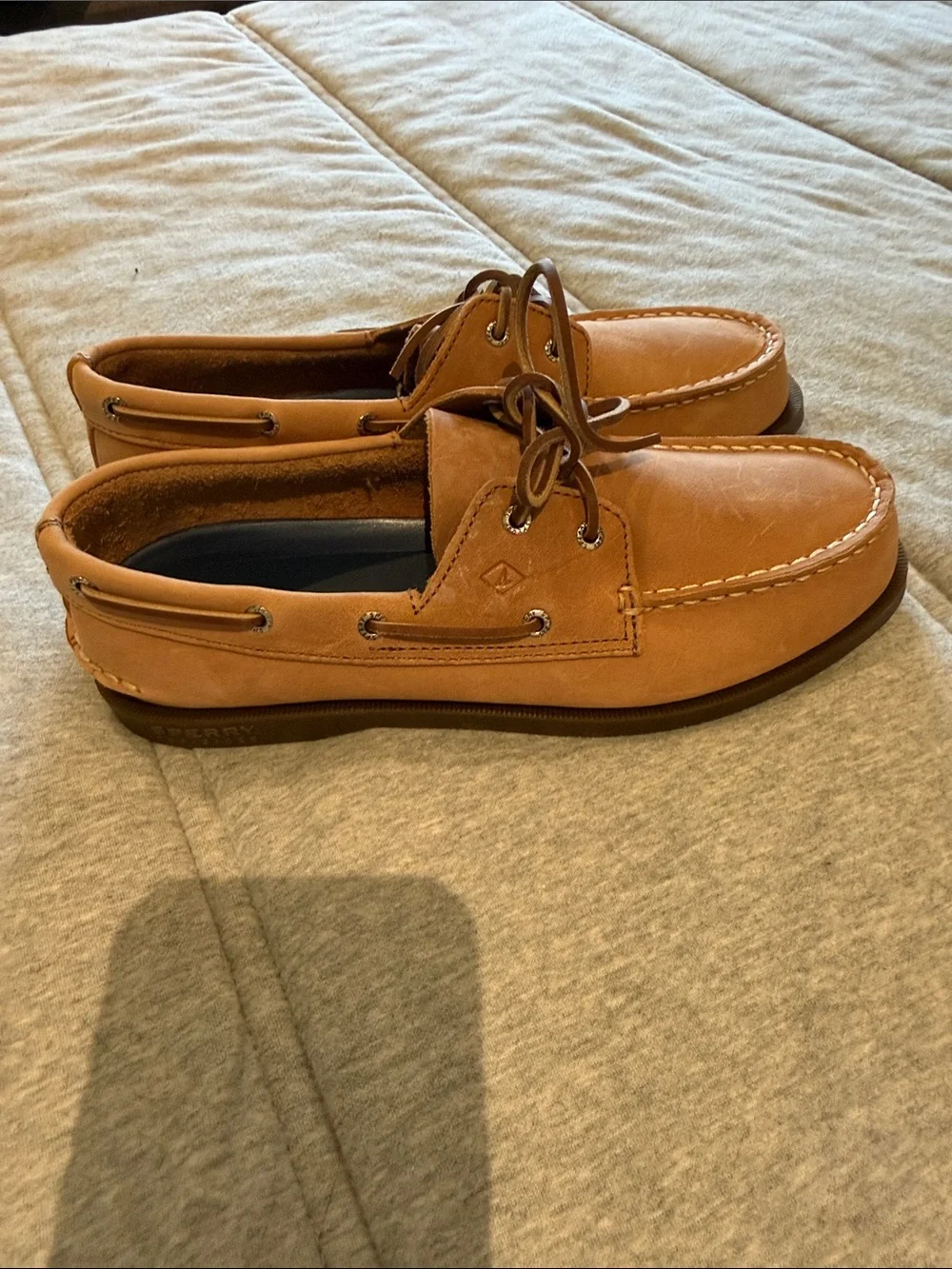 Sperry Brown Leather Boat Shoes - Classic Boy’s Deck Shoe